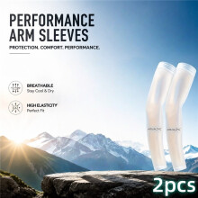 (Mix Colors, 2pcs) Arm Sleeves & Arm Guards - UPF Sun Shield Cooling Breathable Washable Full Coverage Suitable for Driving, Golf, Fishing