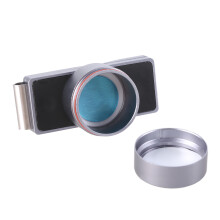 Pool Chalks Holder with Clip Billiard Chalks Case Magnetic Billiard Cue Chalks Light Grey