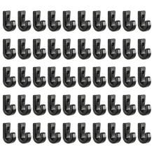 50Pcs Kayak Lashing J Hook Bungee Cord Hook Safety Kayak J Shaped Hook Enduring