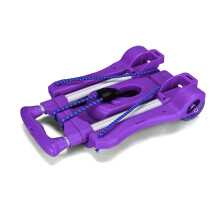 Travel Trolley for Luggage Portable Hand Truck Cart Dolly 77lbs Load Capacity Purple