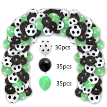 100PCS Football Balloon Arch Garland Kit Black & White Kids Birthday Party Decor