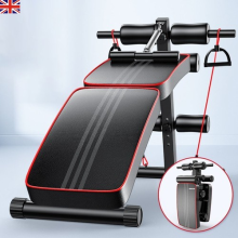 Sit Up Bench Adjustable Core ABS Workout Multipurpose Thigh Support for Home Gym