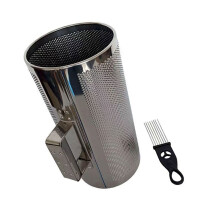 Guiro Shaker with Scraper Professional Percussion Guiro Metal Guiro Instruments 6x12