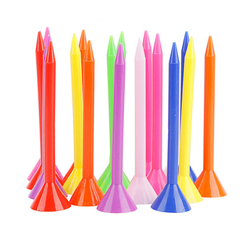Colorful Golfing Tees 83mm Colorful Golfing Tees for Practice Without support laye 60pcs
