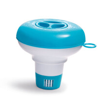 Home Pool Tablet Dispenser with Vented Base for Daily Water Care