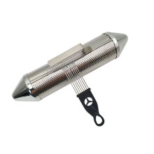 Guiro Shaker with Scraper Musical Instrument Round Latin Percussions Instruments 3x15