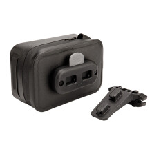 Cycling Under Seat Bag Tail Bag with Top Opening for Daily Road Gear Carry Use Black