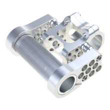 Folding Bike Porous Stem Replacement Handlebar Porous Stem Easy to Use Silver