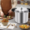 23L Durable Pressure Canner Cooker Large Precision Cookware Gauge Release Valve 1