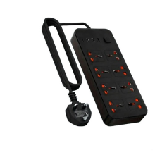 8 Gang Surge Protector with 3 USB & 1 Type-C Main Power Cable Extension