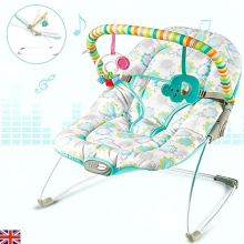Baby Infant To Toddler Bouncer Rocker Swing Chair Soft Soothing Vibration Toys