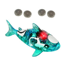 Bathtub Shark Toy for Kids, Water Activated Light-Up Bath Fun Green