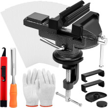 Golf Grip Change Tool Set with Holder, Rubber Pads and Cutter