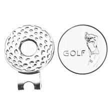 Magnetic Hat Clip Funny Golf Ball Marker Hat Clip Mens Women Golf Courts Tool