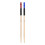 1Pair Enduring Wire Percussions Drum Stick Double Head Drum Brush Easy Use Red blue 1