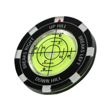 Golfball Marker Round Bubble Levels Golfs Putting Aid High Precision Reader