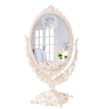Oval Shape Mirror Cosmetic Mirror Table Mirror Rotation Makeup Mirror