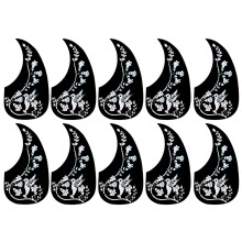Guitar Pickguard Replacement Scratch Plate for 40/41inch Guitar Silver morning glory