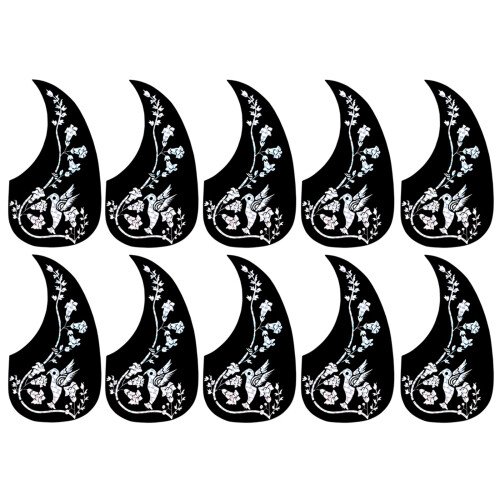 Guitar Pickguard Replacement Scratch Plate for 40/41inch Guitar Silver morning glory