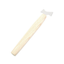 Wood Handle Guitar Fret File Guitar Frets Scraper Wood Chip Cleaning Tool 1 pcs