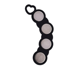 Four-Point Manicure Wand Nail Magnetic for Broad Reflective Polish Control Black