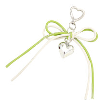 Elegant Butterfly Bows Bag Charm Fashion PU Leather Decorative Hanging Ornament K3906