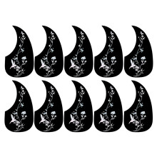 Acoustic Guitar Anti Scratch Guard Plate Guitar Pickguard Scratch Plate Silver Butterfly