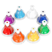 Toddler Musical Learning Percussion Instrument Toy Desk Bells Kids 8 Notes Bells