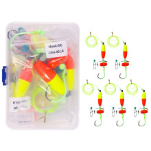 Catfishing Rattle Floater Catfishing Float Rigs for Fishing Catfishing Red yellow No. 8