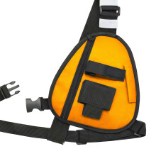Utility Chest Bag with Adjustable Clip for Daily Travel Carry Orange