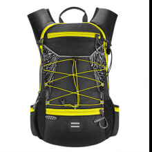 16L Hydrations Backpack Outdoor Hiking Backpack Large Capacity Running Black and yellow