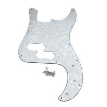 11 Hole Bass Pickguard Electric Bass Scratch Plate Bass Pickguard White
