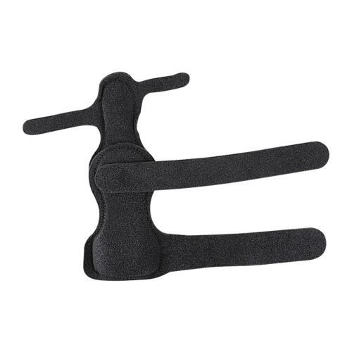 Black Thumb Brace with Hand Wrap Support Thumb and Finger Coverage