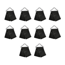 Replacement Connectors Straps with Metal Triangles Buckles for Trampolines 10 pieces