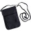 Multi Compartment Neck Wallet for Safe Travel Blocking Nylon Phone Bag Black 1