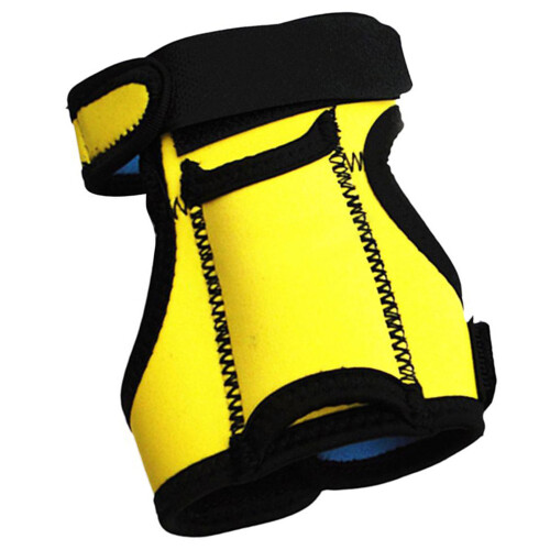 Wrist Strap for Flashlight Hand Arm Flashlight Strap Adjustable Flashlight Glove Yellow