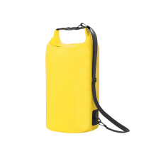 Waterproof Dry Bag 500D PVC Roll Top Closure For Rafting Snorkeling Travel Yellow 20L