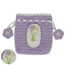 Lovely Change Pocket Sweet Coin Bag Small Walle Hand-Woven Coin Bag Change Purse follow