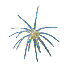 Soft Fishing Tackle with Round Center and Flexible Leg Gold glitter color Large size 11cm