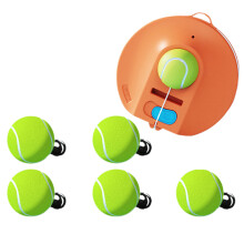 Portable Tennis Trainer Tennis Practices Rebounder Tennis Training Equipment 6 Orange