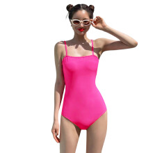 Women Swimming Costume Swimsuit Tummy Control Swim Wear Pink XL