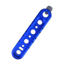 Practical Fly Tying Tool Station Aluminum for Outdoor Fishing Activity Sky Blue