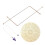 Spiritual Coppers Divining Rods With Crystal Pendulum And Divination Mat 1