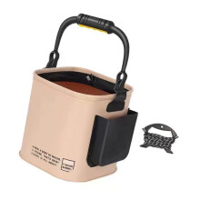 Outdoor Fishing Bucket Water Resistant Fishing Gear Storage Bucket Enduring 8L