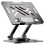 360 Rotation Tablet Stand for Tablet Computer, Adjustable Foldable Tablet Holder,Aluminum Phone Stand Black 1