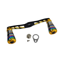 Fishing Handle Assembly for Coastal Trip Service and Care Tasks Gold
