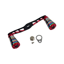 Two Knob Fishing Handle Assembly for Routine Tackle Care Work Red