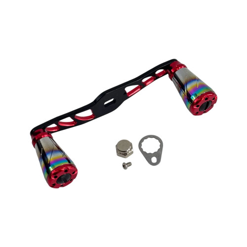 Two Knob Fishing Handle Assembly for Routine Tackle Care Work Red