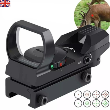 4 Reticles Fit 11mm Rail Holographic Red Green Dot Sight Reflex Scope
