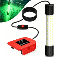 Bright Underwater LED Fishing Light for M18 Battery Night Fishing Green Light